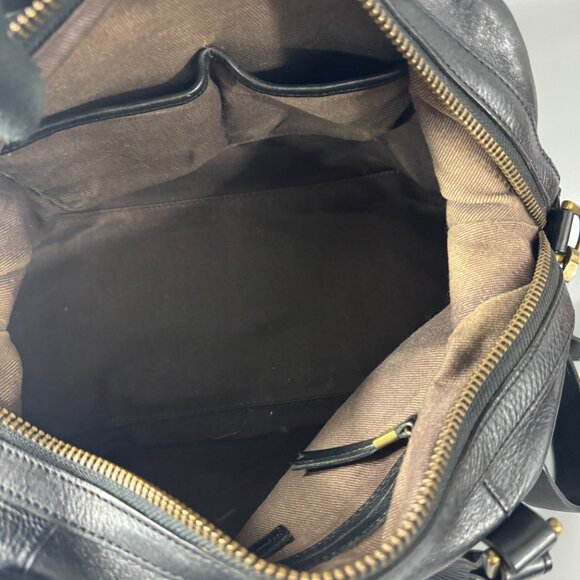 Madewell The Glasgow Satchel in Black - Picture 13 of 16